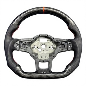Volante de Fibra de Carbono para Volkswagen V/W, Accesorios de Modificación Interior para Beetle, Amarok, T Roc, T Cross, <span class=keywords><strong>Arteon</strong></span> - Product Image 5
