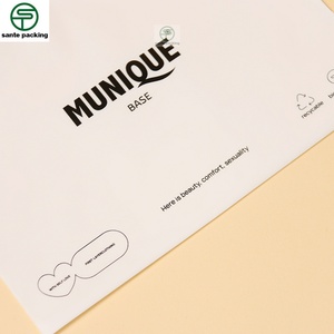 Sacs d'emballage personnalisés pour vêtements, sous-vêtements, sacs en plastique auto-scellants, sacs pour vêtements structurés, sacs à fermeture éclair CPE, les plus vendus - Product Image 6