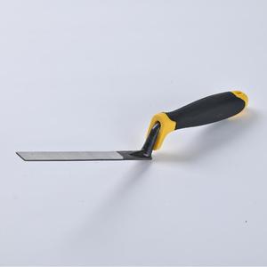 Truelle à pointe pour béton avec lame en acier au carbone et poignée ergonomique en TPR pour le <span class=keywords><strong>jointoiement</strong></span> des briques, le carrelage et la réparation des joints de <span class=keywords><strong>pierre</strong></span> - Product Image 3