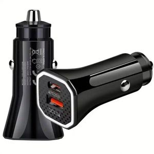 Chargeur de voiture USB rapide de haute qualité 15W avec ports A+C 3.1A Type C PD pour une charge rapide des téléphones, adaptateur de voiture pour Phone 15 16 Pro Max - Product Image 4