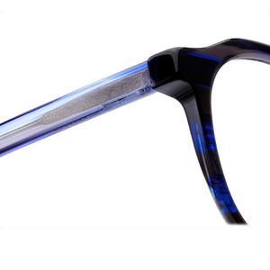 OBM Retro Ombre Blue Acetate Spectacles Bold OBM Marcos de acetato personalizados de lujo Unisex Cat-Eye Uno-of-a-Kind Marco original personalizado - Product Image 6