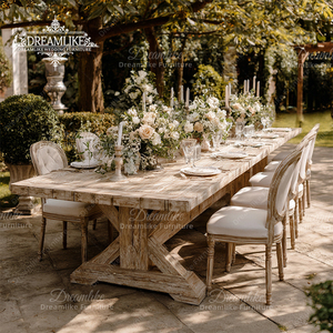 Table <span class=keywords><strong>de</strong></span> banquet en bois <span class=keywords><strong>de</strong></span> luxe pour 10 personnes, pour hôtel, mobilier d'extérieur, <span class=keywords><strong>mariage</strong></span>, fête - Product Image 3
