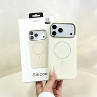JOYPORODO S071 Casing Ponsel Silikon Cair Mewah untuk iPhone 18 17 16 15 14 Pro Max Trendy Anti Benturan Coque Silikon untuk Samsung