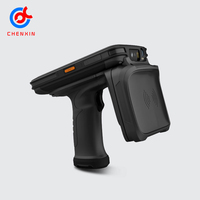 Venta caliente Chainway Smartphone portátil 1d 2d escáner de código de barras de datos de temperatura de largo alcance Rfid Uhf lector de mano