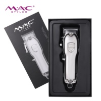 Tondeuse à Cheveux Professionnelle Rechargeable, Tondeuse à Barbe Électrique pour Homme, Lame Titane Céramique, Faible Bruit, Machine de Barbier