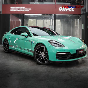 RAVOOY-Film de protection en <span class=keywords><strong>vinyle</strong></span> vert brillant avec fonction de changement de couleur pour le corps, 1.52x17m - Product Image 4