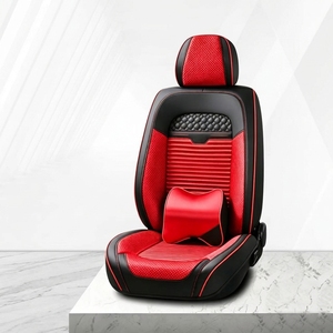 Ensemble de housses de siège de <span class=keywords><strong>voiture</strong></span> modernes de luxe en <span class=keywords><strong>cuir</strong></span> X5, toutes saisons, entièrement couvrantes, de haute qualité, imperméables, respirantes et pratiques - Product Image 6