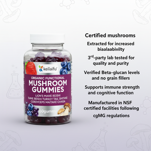 <span class=keywords><strong>Gomitas</strong></span> de Champiñones para Dormir Tranquilo y Concentrarse, <span class=keywords><strong>Gomitas</strong></span> de Melena de León <span class=keywords><strong>con</strong></span> Ashwagandha, Golosinas Veganas de Superalimentos - Product Image 4