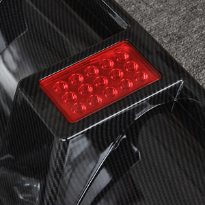 W205 khuếch tán ABS phía sau Bumper khuếch tán bóng đen phía sau môi với ống xả lời khuyên cho Mercedes W205 barbus phong cách - Product Image 4