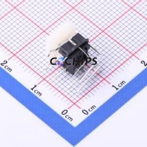 TPB02-201L6W-R Tactile Switch Through hole Component (THT) Switch Rectangle Button White - Product Image 2