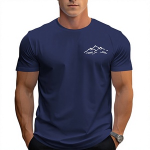Camiseta de Moda Blanca de Algodón y Poliéster, Tejido de Punto Premium, Cuello Redondo, Manga Corta, Corte Regular, Lisa, Informal, para Todos - Product Image 1