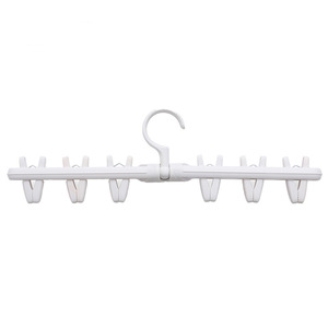 Clothes Drying Rack With Clips For Socks And Underwear Hook Type Multi Functional Hanging Organizer Rectangle Single Bar - Product Image 5