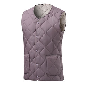 Gilet d'hiver décontracté pour <span class=keywords><strong>femme</strong></span> RCX Wholesale, écologique, respirant, coupe-vent, rembourré en laine, tricoté, sans manches, fermeture à un bouton - Product Image 5