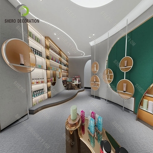 ตู้โชว์เครื่องสำอางระดับไฮเอนด์ชั้นวางกระจกนิรภัยสำหรับการจัดแสดงเครื่องสำอางในร้านแบรนด์ - Product Image 3