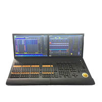 Panneau de commande intelligent DMX à double écran avec contrôle d'éclairage, faders multicanaux, touches prédéfinies, opération professionnelle