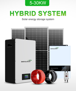 ชุดแบตเตอรี่โซลาร์เซลล์ 5kW พร้อมแบตเตอรี่ลิเธียมไอออน 48V 10kW โมโนคริสตัลไลน์ซิลิคอน MPPT สำหรับสำรองไฟบ้าน - Product Image 2