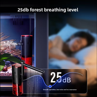 Pompe de filtration silencieuse 4-en-1 pour aquarium avec système de circulation 220V intégré, aspiration des déjections, oxygénation et création de vagues, écologique