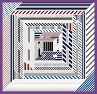 100% Moerbeizijde Satijn Vierkante Sjaal voor Dames Luxe Designer Geometrische Streep Print Hals Hoofd Haar Bandana Accessoire Zacht