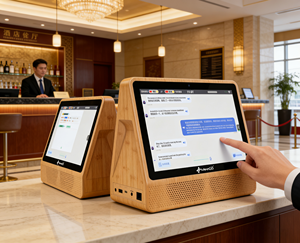 Traductor de Escritorio con Doble Pantalla IA 2 en 1, Estación de Traducción Inteligente con WiFi y Bluetooth para Escuelas, Bancos y Aeropuertos - Product Image 2