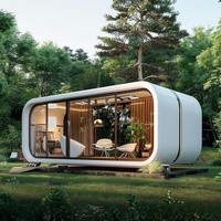 Zent Pod de vie modulaire rentable fabriqué en usine, parfait pour Airbnb et l'hébergement, cabine apple de 40 pieds pour hôtel et salon