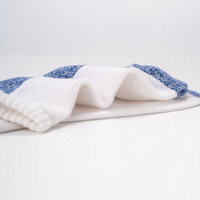Vente chaude Patchwork Couleur 100% Coton Chaussettes D'école Enfants Blanc Bleu Marine Adolescent Cheville Chaussettes Pour Les Femmes