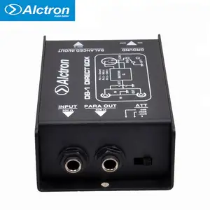 Alctron มินิสว่านเสียงแล็ปท็อป Passive Direct Box Pre Effector DB-1อินเตอร์เฟซ