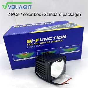 Projecteur LED extérieur anti-brouillard/phares de route carré à lentille, faisceau puissant, pour voiture, moto, vélo électrique, vélo, étanche IP67 - Product Image 5