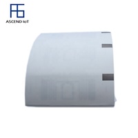 Étiquette d'instructions de lavage et d'entretien tissée UHF RFID passive imprimable pour la gestion de l'inventaire des vêtements