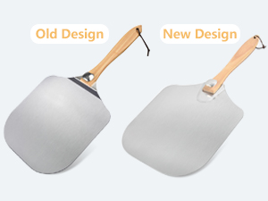 Pala para Pizza de Aluminio SEB con Mango de Madera Plegable, Espátula Plegable para Pizza para Horno, para Hornear Pan Casero - Product Image 2