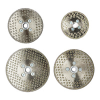 M14 processus de galvanoplastie à bride diamant double face ciel étoilé disque de meulage marbre carrelage pierre disque de coupe