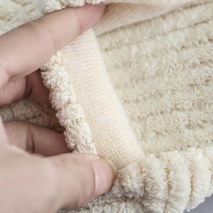 Haute qualité hôtel hôpital Spa confortable chaud corail polaire rayure hommes femmes pantoufles jetables - Product Image 6