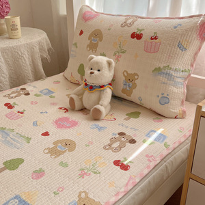 Set Copriletto Moderno Tre Pezzi INS Animal Carnival 100% Cotone Trapuntato 40 Fili, Coprimaterasso Kang Reversibile per Dormitorio - Product Image 4