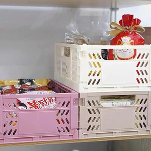 Bán Buôn Bàn Tổ Chức Lưu Trữ Quà Tặng Đầy Màu Sắc Đóng Mở Container Có Thể Xếp Chồng Gấp Thùng Xách Tay Kid Tùy Chỉnh Giỏ - Product Image 6