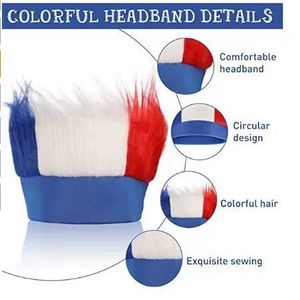 Diadema Multifuncional <span class=keywords><strong>para</strong></span> Fanáticos del Fútbol, con Colores de la Bandera Nacional, Banda Elástica <span class=keywords><strong>para</strong></span> el Cabello, Accesorio Deportivo <span class=keywords><strong>para</strong></span> Partidos de Fútbol, Regalo <span class=keywords><strong>para</strong></span> Animar - Product Image 2