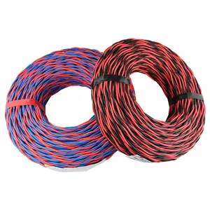 CCC Copper ConductorPvc 0,75mm 1,5mm 2,5mm 300/300V Rvs Cable Flexible con cable de PVC Cable trenzado cable eléctrico cobre