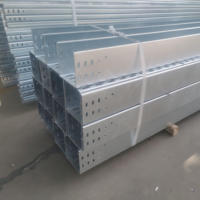Xuanlin métal acier galvanisé câble plongé à chaud goulotte 50x50/100x50/100x100mm plancher fendu Dado échelle plateau fil électrique