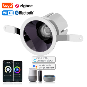 Luz inteligente moderna para interiores, oficina en casa, centro comercial, tienda, atenuación <span class=keywords><strong>DALI</strong></span>, foco LED empotrado de 10W - Product Image 1