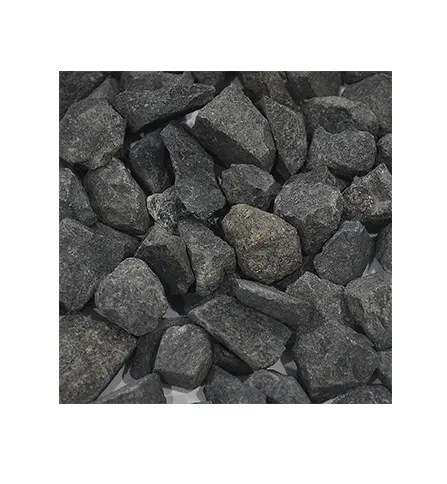 GS-008 runde Kies zerquetscht schwarzen Bau Crush Stone Chip