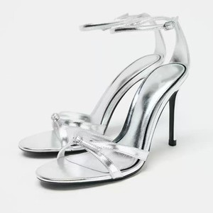 Sandalias <span class=keywords><strong>de</strong></span> tacón alto <span class=keywords><strong>de</strong></span> charol con puntera cruzada y tira trasera abierta para <span class=keywords><strong>mujer</strong></span>, novedad <span class=keywords><strong>de</strong></span> verano 2025 <span class=keywords><strong>de</strong></span> Z Factory <span class=keywords><strong>Outlet</strong></span> - Product Image 2