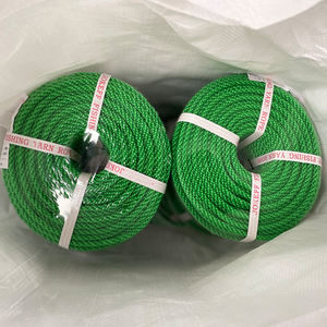 Corde de pêche en PE torsadée à 3 brins de qualité supérieure, corde d'emballage bleue et jaune, 1 mm-5 mm, 9 mm, 10 mm - Product Image 1