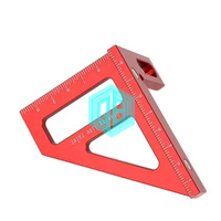 Détecteur d'angle QINBU 3D Triangle Design: rapporteur de qualité ingénieur pour charpentiers, atelier et configuration de scie à onglets