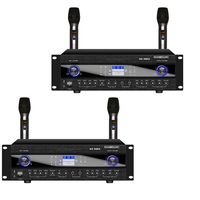 Amplificateur de karaoké à domicile, pack de cartes KTV, amplificateur Bluetooth de karaoké anti-hurlement de conférence haute puissance