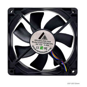 Ventilateurs industriels haute vitesse 12025mm 2500 tr/min 12v 24v <span class=keywords><strong>120mm</strong></span> Inverter <span class=keywords><strong>Delta</strong></span> <span class=keywords><strong>120mm</strong></span> Ventilateur - Product Image 1