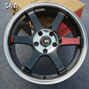 <span class=keywords><strong>ล้อ</strong></span>แม็กซ์ SKA สำหรับรถยนต์นั่งส่วนบุคคล ดีไซน์ TE37 สไตล์ JDM ขนาด <span class=keywords><strong>18</strong></span> นิ้ว 18x9.5/8.5 พร้อมดุม<span class=keywords><strong>ล้อ</strong></span> 5x114.3 ผลิตจากอลูมิเนียมอัลลอยน้ำหนักเบา - Product Image 5