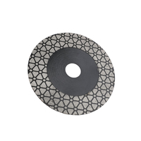 Lame de scie diamantée de 125 mm avec motif en maille grillagée pour le traitement et la découpe des bords de carreaux, de marbre et de pierre de quartz
