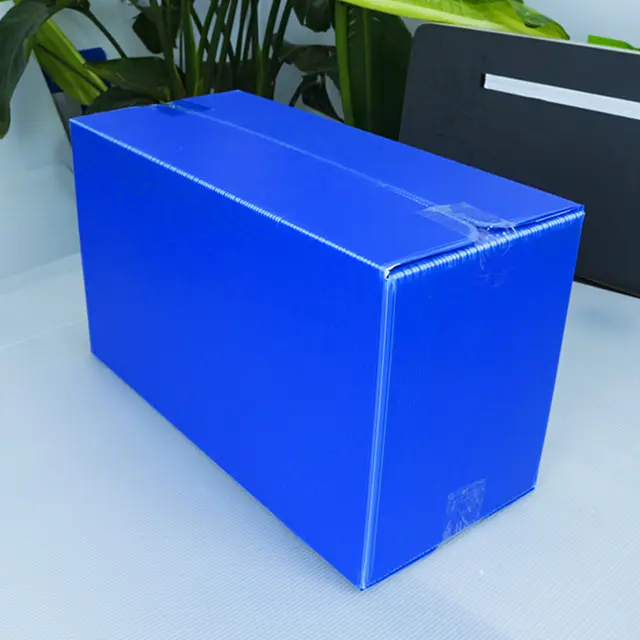 Cajas de almacenamiento de plástico corrugado PP de alta calidad personalizadas al por mayor