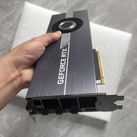 Turbo RTX 3080 GDDR6 10GB Desktop/Workstation Kartu Video Pendingin Kipas Memori