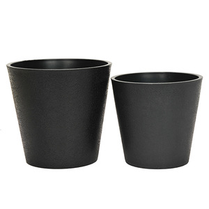 Vente en gros fabricant : Pots en plastique à large ouverture, givrés, solides (sans drainage) pour fausses fleurs, verdure et jardinage - Product Image 3