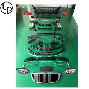 Kit Carrozzeria di Alta Qualità Stile Eurocar per Mercedes Classe S <span class=keywords><strong>W222</strong></span> S63 S65 S320 S550, Aggiornamento 2019 con Fari Anteriori e Posteriori in Materiale PP - Product Image 2