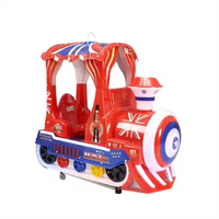 Game Center Machine de jeu d'arcade à pièces pour enfants Machine de jeux d'amusement à bascule pour enfants Écran MP5 Cartoon Train Kiddie Ride